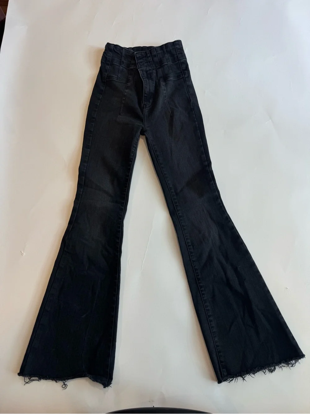Free People Black Flare Jeans